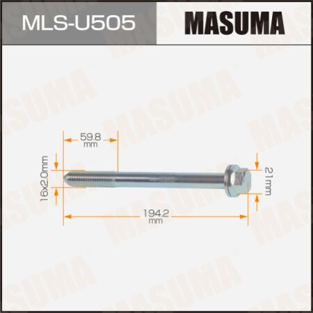 Suspension bolt Masuma, MLS-U505