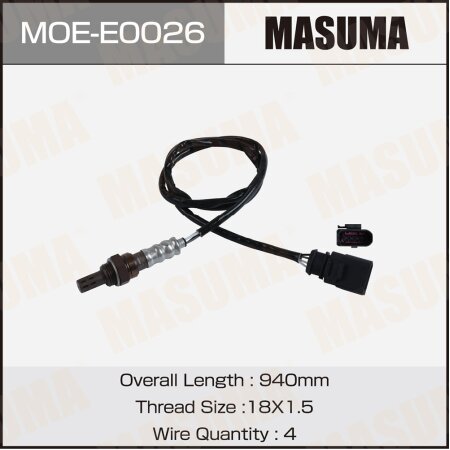Oxygen sensor Masuma, MOE-E0026