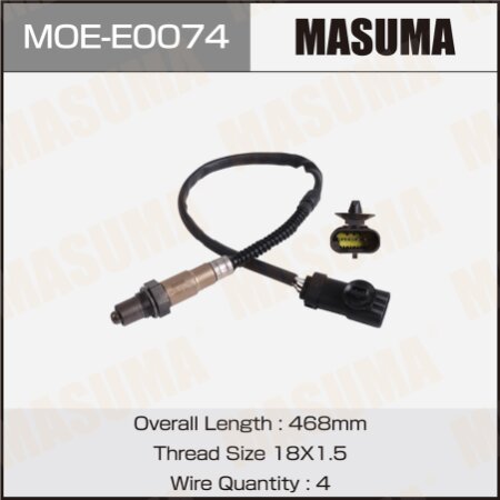 Oxygen sensor Masuma, MOE-E0074