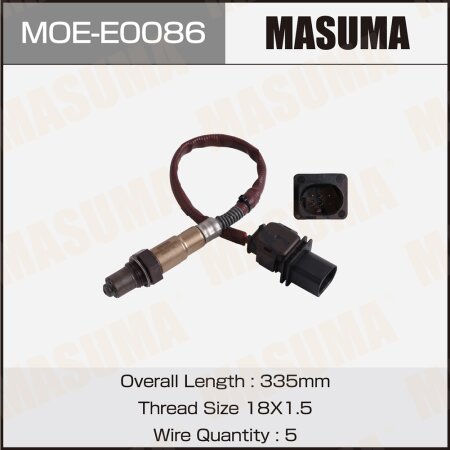 Air-fuel ratio sensor Masuma, MOE-E0086