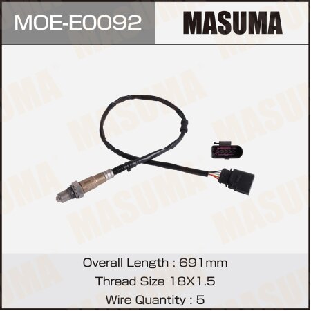 Oxygen sensor Masuma, MOE-E0092