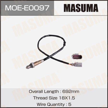 Oxygen sensor Masuma, MOE-E0097