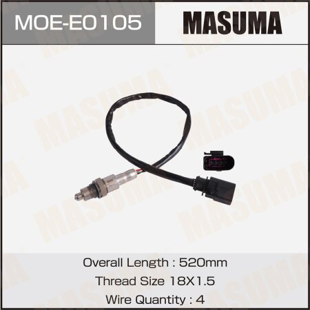 Oxygen sensor Masuma, MOE-E0105