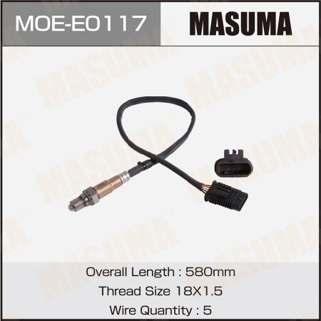 Oxygen sensor Masuma, MOE-E0117