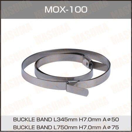 Metal band clamps for CV joints Masuma, pack of 5 sets, MOX-100