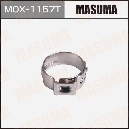 Eyelet clamp (crimping) Masuma, 13.2-15.7 mm / H-6 mm (pack of 2 pcs), MOX-1157T