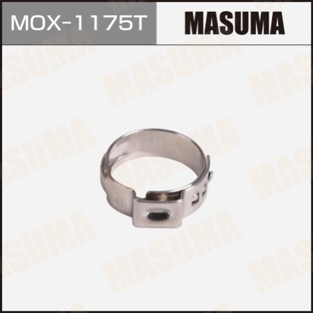 Eyelet clamp (crimping) Masuma, 15-17.5 mm / H-6 mm (pack of 2 pcs), MOX-1175T