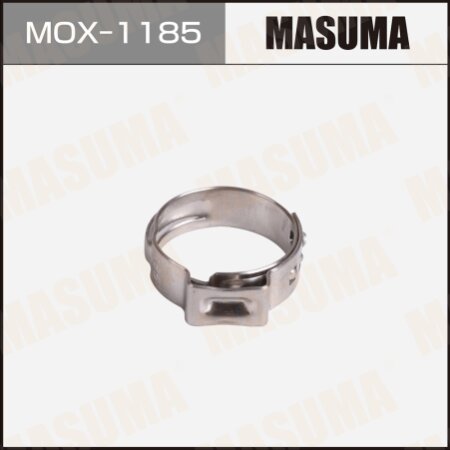 Eyelet clamp (crimping) Masuma, 15.3-18.5 mm / H-6 mm (pack of 10 pcs), MOX-1185