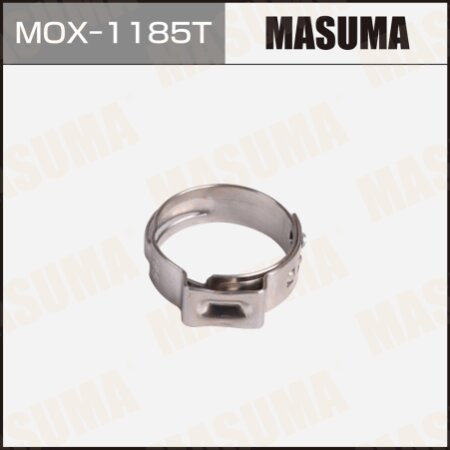 Eyelet clamp (crimping) Masuma, 15.3-18.5 mm / H-6 mm (pack of 2 pcs), MOX-1185T