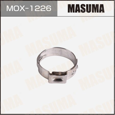 Eyelet clamp (crimping) Masuma, 19.4-22.6 mm / H-6 mm (pack of 10 pcs), MOX-1226
