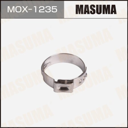 Eyelet clamp (crimping) Masuma, 20.3-23.5 mm / H-6 mm (pack of 10 pcs), MOX-1235