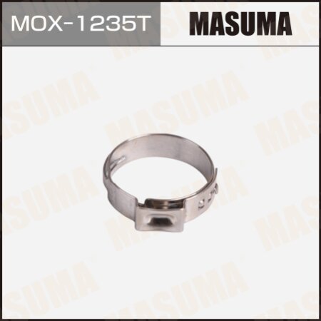 Eyelet clamp (crimping) Masuma, 20.3-23.5 mm / H-6 mm (pack of 2 pcs), MOX-1235T