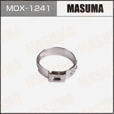 Eyelet clamp (crimping) Masuma, 20.9-24.1 mm / H-6 mm (pack of 10 pcs), MOX-1241