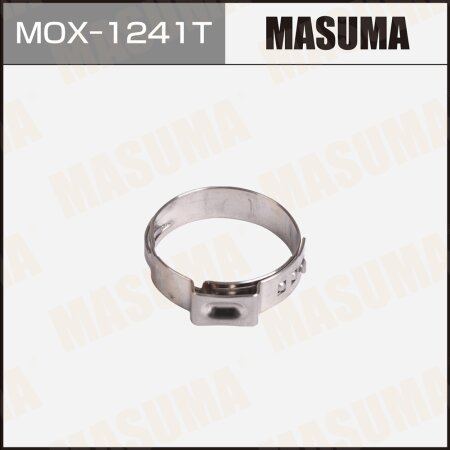 Eyelet clamp (crimping) Masuma, 20.9-24.1 mm / H-6 mm (pack of 2 pcs), MOX-1241T