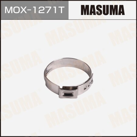Eyelet clamp (crimping) Masuma, 23.9-27.1 mm / H-6 mm (pack of 2 pcs), MOX-1271T