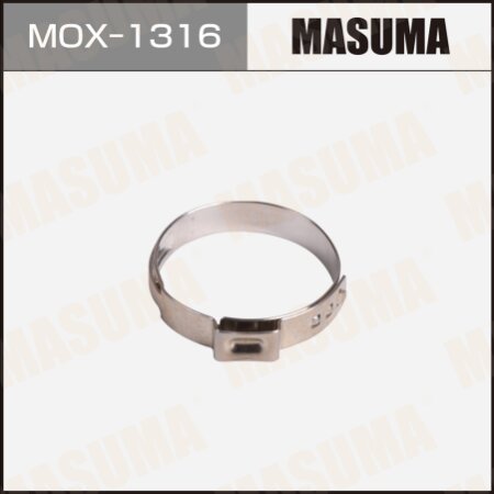 Eyelet clamp (crimping) Masuma, 28.4-31.6 mm / H-6 mm (pack of 10 pcs), MOX-1316