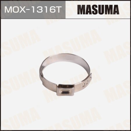 Eyelet clamp (crimping) Masuma, 28.4-31.6 mm / H-6 mm (pack of 2 pcs), MOX-1316T