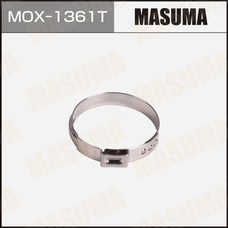 Eyelet clamp (crimping) Masuma, 32.9-36.1 mm / H-6 mm (pack of 2 pcs), MOX-1361T