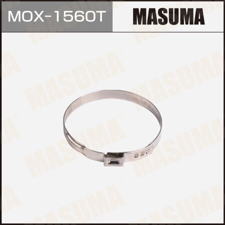 Хомут ушковый (обжимной) Masuma, 52.8-56.0  mm / H-6 mm (pack of 2 pcs), MOX-1560T