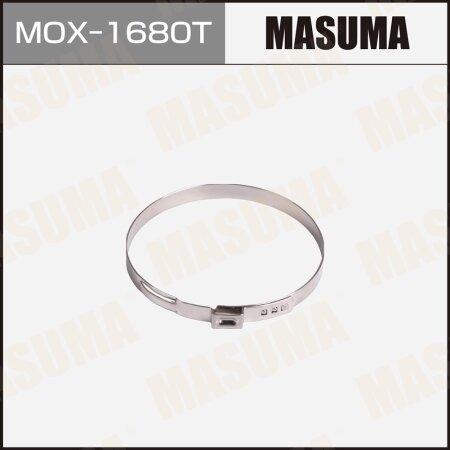 Eyelet clamp (crimping) Masuma, 64.8-68.0  mm / H-6 mm (pack of 2 pcs), MOX-1680T