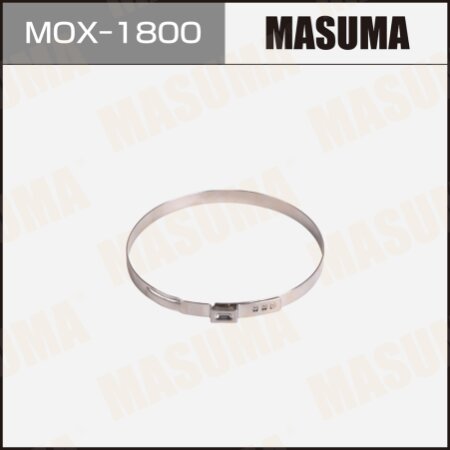 Eyelet clamp (crimping) Masuma, 76.8-80.0  mm / H-6 mm (pack of 10 pcs), MOX-1800