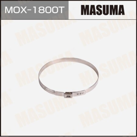 Eyelet clamp (crimping) Masuma, 76.8-80.0  mm / H-6 mm (pack of 2 pcs), MOX-1800T