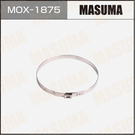 Eyelet clamp (crimping) Masuma, 84.3-87.5  mm / H-6 mm (pack of 10 pcs), MOX-1875