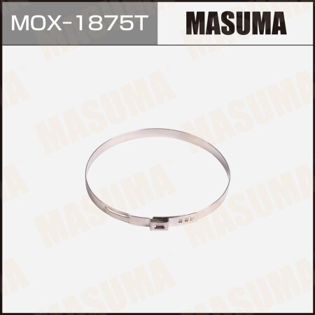 Eyelet clamp (crimping) Masuma, 84.3-87.5  mm / H-6 mm (pack of 2 pcs), MOX-1875T