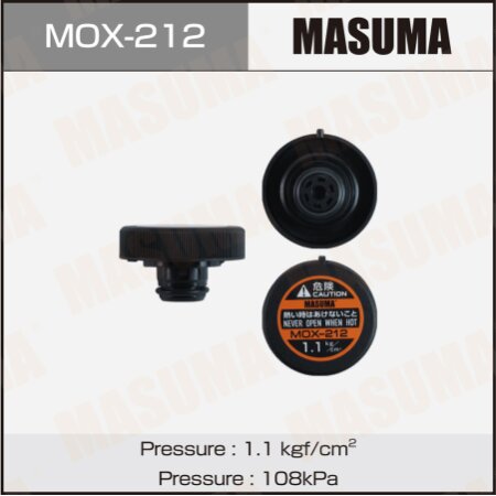 Coolant reservoir cap Masuma 1.1 kg/cm2, MOX-212