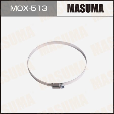 Worm gear clamp Masuma, 110-130mm / H-9mm(stainless steel), MOX-513