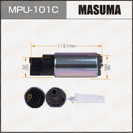 Fuel pump Masuma (mesh included MPU-002), carbon commutator, MPU-101C