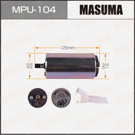 Fuel pump Masuma (mesh included MPU-002), MPU-104