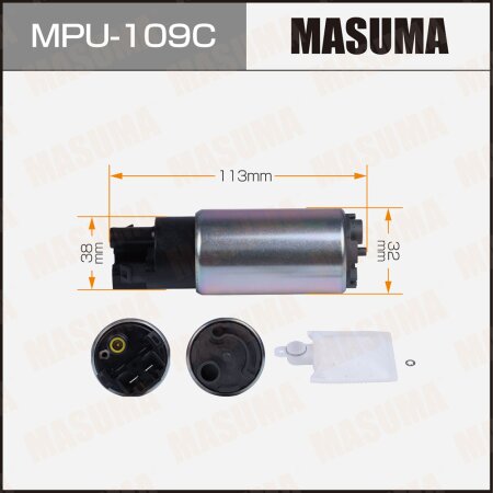 Fuel pump Masuma (mesh included MPU-040), carbon commutator, MPU-109C