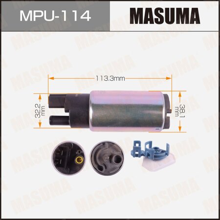 Fuel pump Masuma (mesh included MPU-041), MPU-114