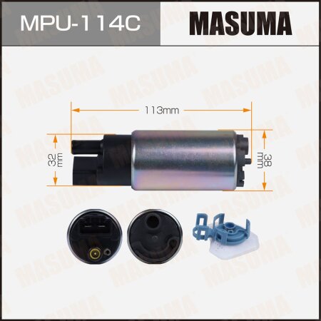 Fuel pump Masuma (mesh included MPU-041), carbon commutator, MPU-114C