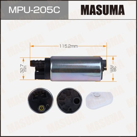 Fuel pump Masuma (mesh included MPU-031), carbon commutator, MPU-205C