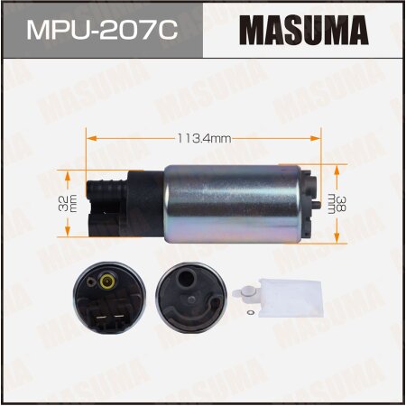 Fuel pump Masuma (mesh included MPU-040), carbon commutator, MPU-207C