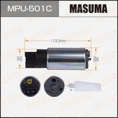 Fuel pump Masuma (mesh included MPU-002), carbon commutator, MPU-501C