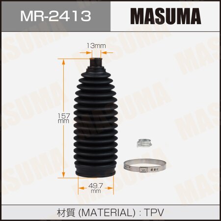 Steering gear boot Masuma (plastic), MR-2413