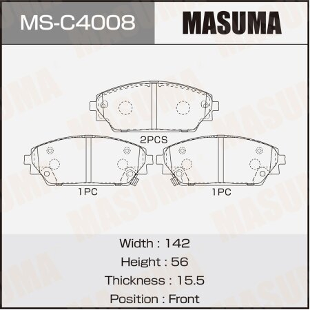 Brake pads Masuma, MS-C4008