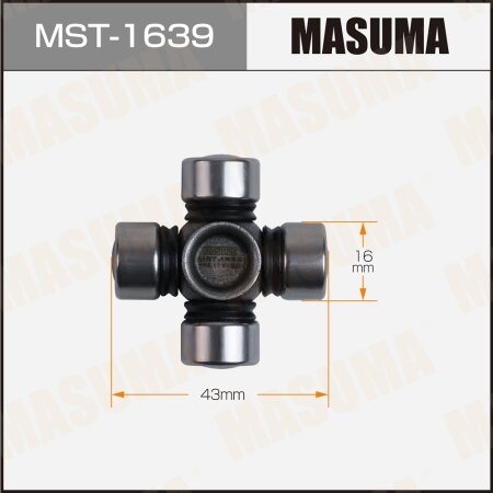 Steering shaft U-joint Masuma 16.05x39, MST-1639