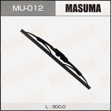 Wiper blade Masuma Nano Graphite 12" (300mm) framed, mount J-hook, MU-012