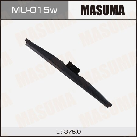 Wiper blade Masuma Nano Graphite 15" (375mm) winter, mount J-hook, MU-015W