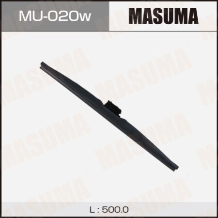 Wiper blade Masuma Nano Graphite 20" (500mm) winter, mount J-hook, MU-020W