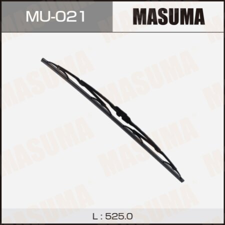 Wiper blade Masuma Nano Graphite 21" (525mm) framed, mount J-hook, MU-021