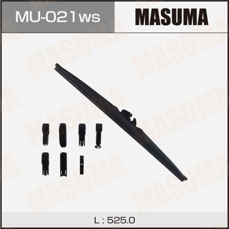 Wiper blade Masuma Optimum 21" (525mm) winter, 6 adapters included, MU-021ws
