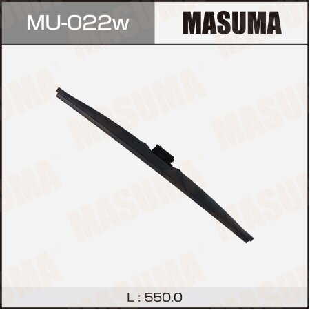 Wiper blade Masuma Nano Graphite 22" (550mm) winter, mount J-hook, MU-022W