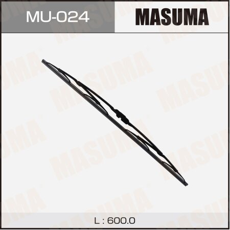 Wiper blade Masuma Nano Graphite 24" (600mm) framed, mount J-hook, MU-024