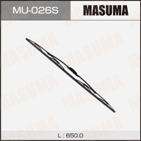 Wiper blade Masuma Optimum 26" (650mm) framed, mount J-hook, MU-026S
