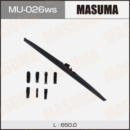 Wiper blade Masuma Optimum 26" (650mm) winter, 6 adapters included, MU-026ws